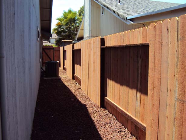 good neighbor redwood fence